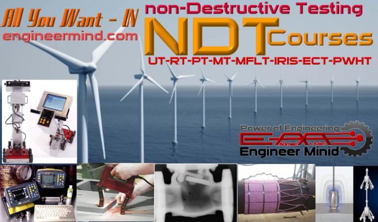 الكورسات والدروس الهندسية في عالم الاختبارات غير الاتلافية او غير التدميرية Non Destructive Testing NDT