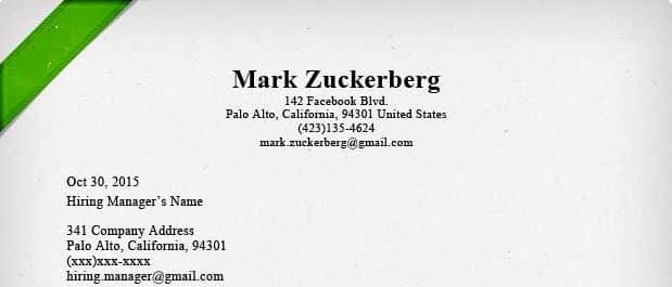 تنظيم Cover Letter