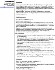 Pharmacist-CV