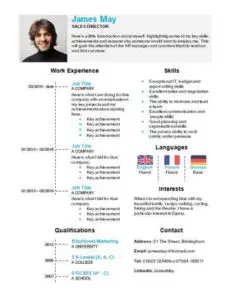 Timeline-WordCV